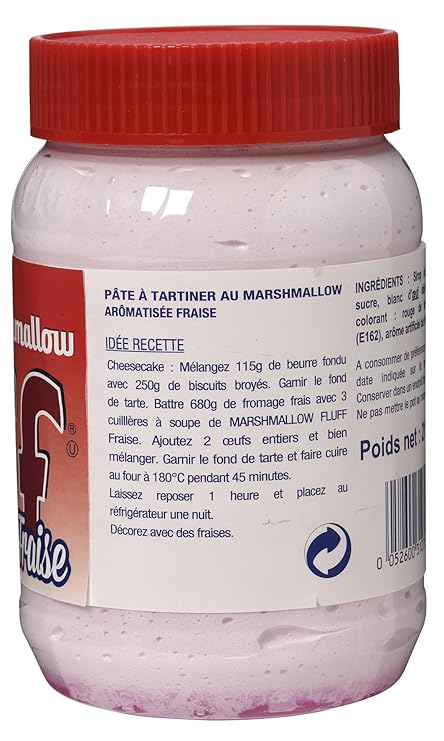 Marshmallow Fluff, Delicious Strawberry Flavor, 7.5oz (Pack of 1)