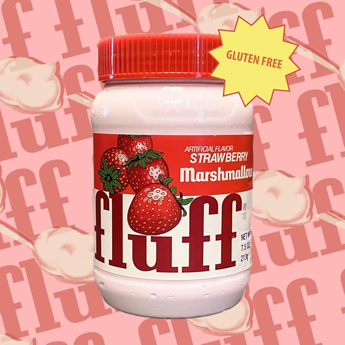 Marshmallow Fluff, Delicious Strawberry Flavor, 7.5oz (Pack of 2)