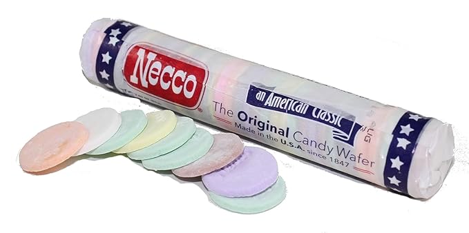 Necco Wafers Original Flavored Hard Candy Rolls - Bundle Packs (2 Ounce (Pack Of 6), Original)
