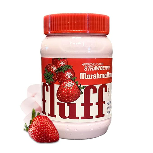 Marshmallow Fluff, Delicious Strawberry Flavor, 7.5oz (Pack of 1)
