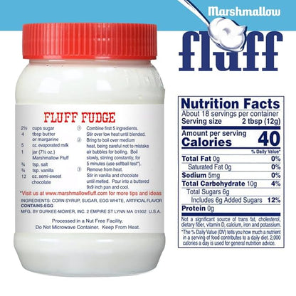 Marshmallow Fluff, Classic Original Flavor, 7.5oz (Pack of 1)