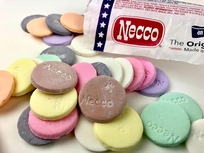 Necco Wafers Original Flavored Hard Candy Rolls - Bundle Packs (2 Ounce (Pack Of 6), Original)