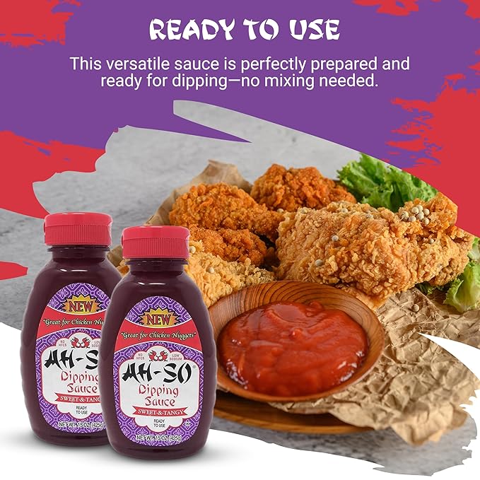 Ah-So Chinese Style Dipping Sauce Squeeze (Pack of 2)