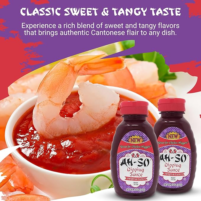 Ah-So Chinese Style Dipping Sauce Squeeze (Pack of 2)