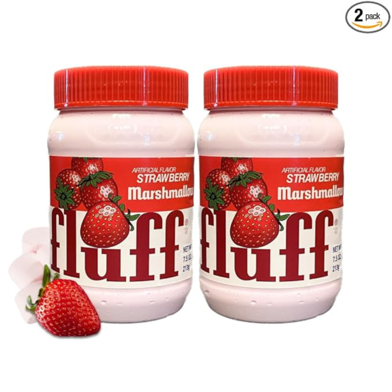 Marshmallow Fluff, Delicious Strawberry Flavor, 7.5oz (Pack of 2)